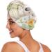 Kiwi Fruit Flower Koala Hair Towel 2 Pack | Super Absorbent Quick Dry Hair Turbans for Women & Girls - Buy Online on GoSupps.com