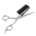 Hair Cutting Scissors Kit with 2 Comb Stainless Steel Accurate Cutting Multipurpose Professional for Home Salon Use