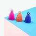 Buy Silicone Menstrual Cup for Women - Reusable Medium Size Extra Firm Peachcup with Loop Handle - Ships Internationally - Buy Online on GoSupps.com
