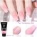 Nail Extension Strengthening Gel 15ml Poly Builder Nail Extension Gel UV/LED Nail Polish Gel for Nail Strengthener & Nail Hardener Hard Gel For Nails for Nail Salons & Nail Starter (Nude Pink) - Buy Online on GoSupps.com
