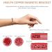 HyyMe Magnetic Bracelet for Women Copper Magnetic Bracelet for Lymphatic Drainage Heart Shape Design Adjustable Jewelry Gifts for Women. (Copper1) - Buy Online on GoSupps.com