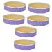 Zerodeko 6 Pcs Cake Pan Strap Square Cupcake Pans Bakeware Anti-Deformation Accessories Cake Sleeves Square Griddle Doming Strip Baking Pan Mini Jugs Adjustable Cake Strips Purple Belt Purplex3pcs 80X3.7CMx3pcs