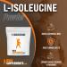 BulkSupplements L-Isoleucine Powder Vegan BCAA Amino Acid Supplement for Men 100g/3.5oz Pack Nutritional Vegan Amino Acids - Buy Online on GoSupps.com