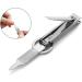 OUSIKA Nail Clippers Portable Folding Nail Clippers Stainless Steel Nail Cutter Clippers Manicure Pedicure Finger Toe Scissors Key Rings Beauty Tools Nails - Buy Online on GoSupps.com