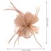 minkissy Fascinator Clip Bridal Hair Clip Fascinator Hat Hair Side Clip Elegant Floral Hair Pin Flowers Shaped Party Wedding Headdress for Women Lady (Nude) Fascinators White Hair Clips Hat Clip Nude Pink - Buy Online on GoSupps.com