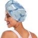 Dolphins Pattern Hair Towel 2 Pack - Super Absorbent Quick Dry Hair Turbans for Women & Girls | Perfect Hair Drying Solution - Buy Online on GoSupps.com