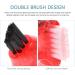 Denture Toothbrush Set - 3pcs Multi-Functional Cleaning Brushes | Extra Soft Bristles, Portable & Travel-Friendly | Dental Care Tool for Denture Cleaner - Plastic PP - Buy Online on GoSupps.com
