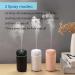 Car Diffuser & Air Freshener - USB Mini Humidifier with 7-Color LED Essential Oil Diffuser for Home Office & Car (Pink - Buy Online on GoSupps.com