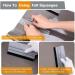 Clisted 20 Pack Vinyl Wrap Squeegee 4 Inch / 6 Inch Felt Edge Squeegee Window Film Squeegee Decal Applicator Scraper Tool - Buy Online on GoSupps.com