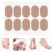 Beaupretty Moleskin Heel and Toe Tape Pads - 10pcs Self-Stick Adhesive Cushions for Foot Pain Relief and Blister Prevention - Buy Online on GoSupps.com