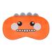 Cute Sleeping Masks Cartoon Animal Eye Mask Soft Plush Sleep Mask Travel Blindfold Eye Cover Funny Novelty Eye Shade for Kids Girls and Adult (Orange Dinosaur) Dinosaur orange