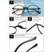 VEVESMUNDO Blue Light Filter Reading Glasses Set - Round Retro Style for Men & Women | Anti Blue Light Visual Aid | +1.0 to +4.0 Diopters - 3 Colors: Black Blue Green - Buy Online on GoSupps.com