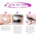 Lash Extension Cleanser 50ML - Gentle Eyelash Shampoo with Brushes for Salon & Home Use - Buy Online on GoSupps.com
