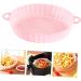 Zerodeko 3pcs Air Fryer Pad Oven Air Fryers Airfryer Portable Deep Fryer Baking Pan Household Consumables Pinkx3pcs 21X18.5X4CMx3pcs - Buy Online on GoSupps.com