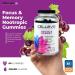Cellev8 Focus & Memory Nootropic Gummies - Boost Cognitive Function Mental Clarity & Focus - Gluten Free Grape Flavor - 60 Count Made in USA - Buy Online on GoSupps.com