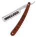 Straight Razor Straight Edge Razor for Man Stainless Steel Manual Straight Razor Natural Wood Scale Vintage Razor Barber RazorMen's Straight Shaving Razors (Gold Monkey-777)