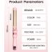 1 Inch Rotating Curling Iron - Automatic Hair Curler for Curls & Waves - 360 Heat Wand Dual Voltage Easy Use - Pink - Buy Online on GoSupps.com