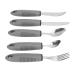Special Supplies Adaptive Utensils Stainless Steel 5 Piece Adaptive Utensils Set Wide Non Slip Handles for Hand Tremors Arthritis Parkinson's or Elderly Use - Buy Online on GoSupps.com