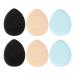 Uonlytech 6pcs Fingertip Mini Makeup Sponge Set - Foundation & Powder Puffs for Easy Application - Wet & Dry Beauty Tools for Women - Buy Online on GoSupps.com
