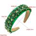 MUQINGWAN Fashion Women's Retro Crystal Rhinestone Headband - Green | Women & Girls Accessories - Buy Online on GoSupps.com