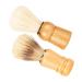 Healeeved 2st Bartbrush auto men's shave beauty gifts salon the gift male gift razor brush for men travel razor brush with wooden handle shaving nylon wool hair pointed beard man