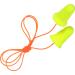 3M Ear Plugs 200/Box E-A-Rsoft FX 312-1260 Corded Disposable Foam NRR 33 Drilling Grinding Machining Sawing Sanding Welding 1/Poly Bag