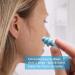 10pcs Silicone Ear Plugs - Noise Reduction & Waterproof Reusable Soundproof Earplugs in Blue | International Shipping Available - Buy Online on GoSupps.com