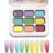 Paint Gel - Vibrant Polish Kit Artistic Nail Paint | Rich Texture Modeling Paste Manicure Shade Cream 3D Drawing Color Compound Brush Application Solution for Nails - Buy Online on GoSupps.com