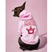 DroolingDog Princess Girl Dog Sweatshirts Puppy Hoodie Girls Dog Hoodies Crown Girl Dog Clothes Small Dog Girl Clothes Large (8.8lb-13.2lb) Pink - Buy Online on GoSupps.com