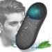 Sonic Facial Cleansing Brush IPX7 Waterproof Silicone Face Scrubber Brush & Massager for Men-Women-Teens USB Rechargeable Super long standby 12 Speeds optional(BLACK))