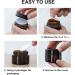 Amber Glass Empty Can - 6 Pieces Refillable Containers 30ml/50ml for Cosmetics Creams & Oils | Brown Glass Ointment Jars for Women & Girls - Buy Online on GoSupps.com