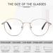 Avaway Women's Blue Light Filter Glasses - Vintage Round Metal Frames for PC Cell Phone & TV | Reduce Eye Strain & Protect Vision - Buy Online on GoSupps.com