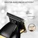 Hair Clippers metal beard trimmer USB Rechargeable Electric Beard Trimmer Barbers Hair Grooming Kit Black - Buy Online on GoSupps.com