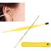 Ear Cleaner Set Durable Easy To Carry Spring Ear Spoon Set for Home(yellow) - Buy Online on GoSupps.com