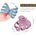 Lolalet Octopus Hair Claw Clips 5 Pack Non-slip Jaw Clips Medium Hair Clamps for Thick Curly Long Hair Wide Grip Hair Accessories for Women Girls -Style A Black/Pink/CornflowerBlue/Plum/CadetBlue - Buy Online on GoSupps.com