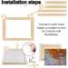 YCDC Solid Wood Canvas Frame Set - Premium Pine Wood Strips Bar for Oil Paintings, Poster Prints - DIY Arts Supply - 16x20 Inch - Buy Online on GoSupps.com