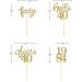 24 Pcs Glitter 40th Birthday Cupcake Toppers for Celebrating Forty Years Old Birthday Party Decorations (Gold New) - Buy Online on GoSupps.com