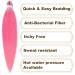 Anti-Snetic Braid Hair Extensions - 3 Packs of 66cm Itch-Free Synthetic Fiber Crochet Hair in Pink - Professional Yaki Texture - Buy Online on GoSupps.com