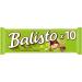 Balisto - Chocolate and Biscuit Bars Cereals Milk Hazelnuts and Grapes - 10 Bags of 18.5 g - 185 g