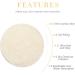 Honrane Cotton Pad Holder Cosmetic Cotton Pad Organizer 12Pcs/Set Makeup Remover Pad Facial Cleansing Reusable Round Puffs with Mesh Bag for Home Use Cotton - Buy Online on GoSupps.com