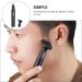 Buy 1 Set Nose Hair Trimmer & Hair Scissors - Low Noise Aluminum for Men | Global Shipping Available - Buy Online on GoSupps.com