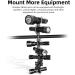 LIGHTFE Bicycle Light Mount Bracket | Aluminum Alloy | Adjustable Fork Special | 360 Rotation | FB366 - Buy Online on GoSupps.com
