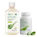 AloeCure Digestion Support Pack - Natural Aloe Juice 1btl, Aloe Vera Capsules 30 caps