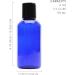 4oz Cobalt Blue Plastic Squeeze Bottles (6 pack) - BPA-Free Containers for Shampoo, Lotions, Body Soap - Disc Top Flip Cap - 4oz Cobalt Blue - Buy Online on GoSupps.com