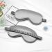Silk Satin Sleeping Eye Mask - Silvergrey Night Blindfold for Men & Women | Soft Breathable Blackout Eye Cover | Perfect Travel & Wedding Bridesmaid Gift - Buy Online on GoSupps.com