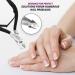 Professional Cuticle Cutter & Pusher Trimmer - Nail Care Tool for Manicure & Pedicure Beauty - Buy Online on GoSupps.com