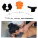 Clispeed 9-Piece Black Fascia Massage Head Set - 6 Durable Ball Attachments for Fitness & Relaxation | International Shipping Available - Buy Online on GoSupps.com
