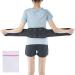 360 RELIEF Self-Heating Magnetic Therapy Belt - Lumbar Support for Abdominal and Back Pain Relief Waist Trimmer Spine Injury Sciatica Spinal Stenosis | Large Black with Mesh Laundry Bag |