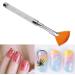 ANKROYU Fan Shaped Nail Art Pen Brush with Rhinestone Handle Nail Art Flower Drawing Pen Glitter Art Drawing Fan Pen Liner Brush Dust Powder Remover Nail Brush(B) - Buy Online on GoSupps.com