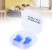 2Pcs Waterproof Silicone Ear Plugs Noise Reduction Silicone Protective Earplug for Sleeping Swimming Flying (Blue)